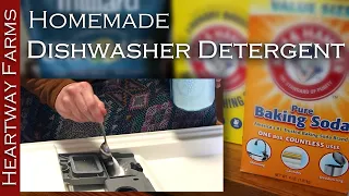 Homemade Dishwasher Detergent Soap | Saving Money | Mostly Natural | Inflation | Family Budget
