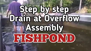 DRAIN AND OVERFLOW ASSEMBLY sa FISHPOND