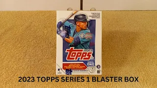 2023 TOPPS SERIES 1 BASEBALL CARDS - BLASTER BOX BREAK | FIRST RETAIL LOOK ✨New✨