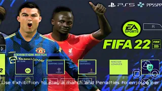 DOWNLOAD FIFA 2022 PPSSPP CAMERA PS5 ANDROID OFFLINE LAST TRANSFERS & BEST GRAPHICS