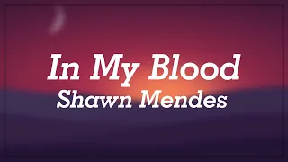 Shawn Mendes  - In My Blood (Lyrics)