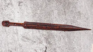 Restoration Old Caucasian Qama Dagger