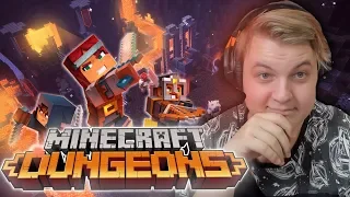 Пятёрка играет в MINECRAFT DUNGEONS | ПОХОД В КРИПТУ