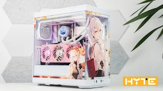 PC Wibu trắng hồng cực xinh dùng case Hyte Y40, cấu hình mạnh với 14600K - RTX 4070