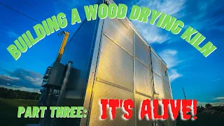 Building a NYLE L200 Pro Wood Drying Kiln For Out of The Woods Forestry PART 3