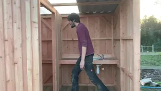 Compost toilet for Yurt Glampsite