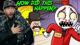 CHOO CHOO CHARLES, But the ROLES are REVERSED... (Cartoon Animation) REACTION!!