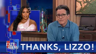 Thanks Lizzo! Now Stephen Can Finally Tell His Chris Evans' Penis Jokes