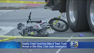 Bicyclist Struck, Killed By Garbage Truck In Center City
