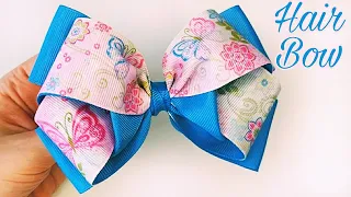 Hair Bow - Best Bow for Hair - Tutorial - DIY Bows with Ribbon - How to make hair bows - 🎀 - #7