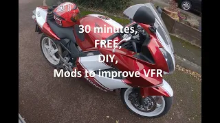 30 Minute DIY to improve your VFR 800 VTEC