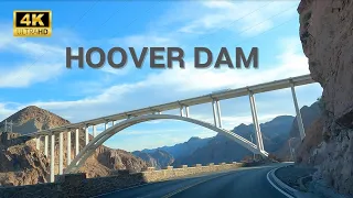 Driving from LAS VEGAS to HOOVER DAM Nevada/Arizona [4K]
