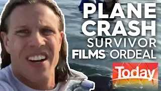 Plane crash survivor films the entire ordeal | Today Show Australia