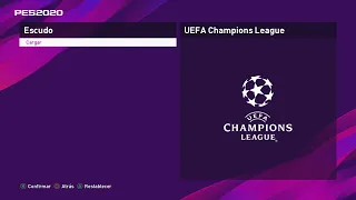 COMO CREAR LA UEFA CHAMPIONS LEAGUE EN PES 2020
