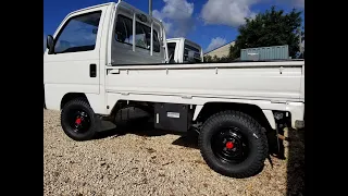 Honda Acty 4WD walk around and drive