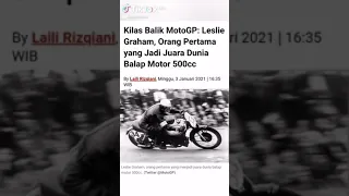 Kilas balik motogp:Leslie Graham orang pertama yg jadi juara dunia balap motor 500cc #motogp #shorts