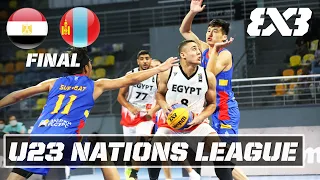 Egypt vs Mongolia | Men's Final - Full Game | FIBA 3x3 U23 Nations League 2021