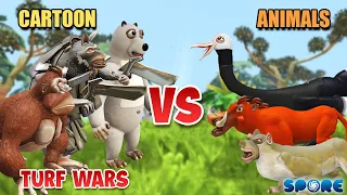 Cartoon vs Animal Turf War 3 | SPORE