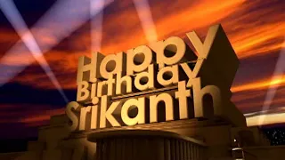 Happy Birthday Srikanth