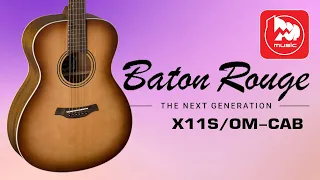 Акустическая гитара BATON ROUGE X11S/OM-CAB