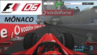 F1 2006 (PS2) GAMEPLAY - MÔNACO - Race - MICHAEL SCHUMACHER  - NO HARD (720p 60fps)