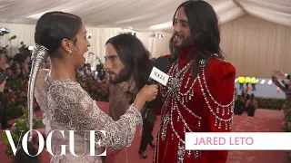 Jared Leto's Two-Headed Met Gala Look | Met Gala 2019 With Liza Koshy | Vogue