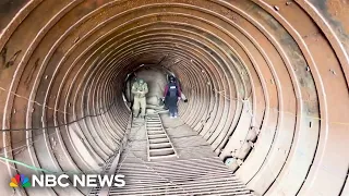 Inside the largest Hamas tunnel discovered by the Israeli military