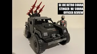 2022 GI Joe Retro Cobra Stinger w/ Officer Review