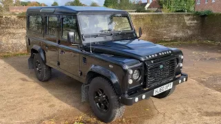 land rover defender 110 TDCi XS Station wagon 7 seater for sale walkaround + engine running