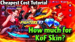 HOW MUCH FOR KOF SKIN + RECALL?💎 CHEAPEST COST TUTORIAL KOF '97 SKIN💸💰