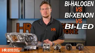 Bi-Halogen, Bi-LED, Bi-Xenon HOW THEY WORK | Headlight Revolution