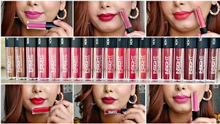 Best INSIGHT Lipstick Review And Swatches || All Shade ||Best liquid  lipstick under Rs.80