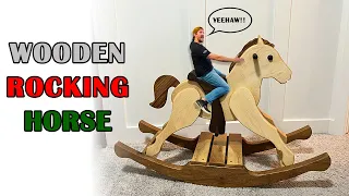 This Is How I Made A Wooden Rocking Horse for My Daughter  Step By Step