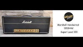 Marshall Handwired 1959HW Super Lead 100 Plexi Head 100 Watt