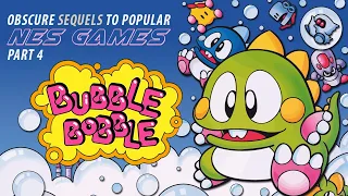 Bubble Bobble and Its Four NES sequels (Nintendo Entertainment System Review)