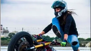 Genius Girl Stunt Rider Sarah lezito | Girl Stunt Rider |