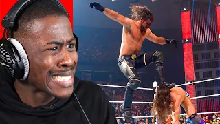 Reacting to WWE Curb Stomp Compilations