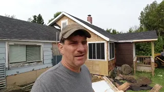 Yooper house renovation, finding more rotten walls 2023/40
