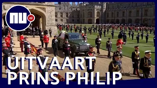 Zo zag de uitvaart van prins Philip op Windsor Caste eruit | NU.nl