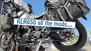 RTW Planning, S1/E3. KLR650 Bike prep. & all the mods