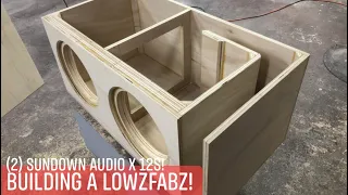 BUILDING THE FIRST LOWZFABZ! (2) Sundown Audio X12s — IN THE SHOP WITH CUSTOMLOWZ EP 60