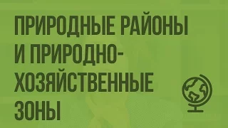 Природные районы и природно-хозяйственные зоны. Видеоурок по географии 8 класс