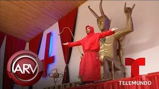 Genera polémica y terror un templo dedicado a Lucifer en Colombia | Al Rojo Vivo | Telemundo