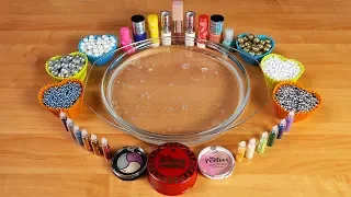 Mixing Makeup, Mini Glitter and Beads Into Clear Slime ! MOST SATISFYING SLIME VIDEO | Tanya St