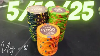 Street Poker @ Peaks Dallas | $100 - $100,000 Bankroll Challenge Poker Vlog #81