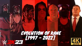 WWE 2K23 - Evolution of Kane From [1997 - 2022] With Theme Songs - WWE 2K23 Community Creations #wwe