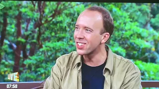 Matt Hancock leaves I’m a celebrity get me out of here interview with Ant & Dec