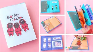 DIY Easy 6 Squid Gaming Book | Paper Games Book | Squid Game | Fun Activities & Cool Crafts