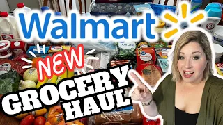 LARGE WALMART GROCERY HAUL | GROCERY HAUL & MEAL PLAN | Family of Four