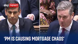 PMQs: Sir Keir Starmer grills Rishi Sunak on the housing crisis